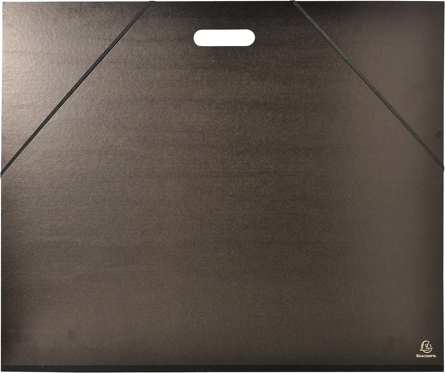 Exacompta Kraft Portfolio met elastiek en handvat - 590 x 720 mm - Zwart