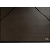 Exacompta Kraft Portfolio met elastiek en handvat - 590 x 720 mm - Zwart