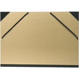 Exacompta Kraft Portfolio met elastiek en handvat - 590 x 720 mm - Zwart