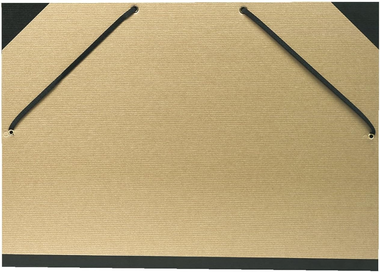 Exacompta Kraft Portfolio met elastiek en handvat - 590 x 720 mm - Zwart
