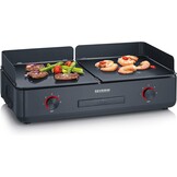 SEVERIN PG 8569 SUAVE Plancha Tafelgrill - 2200 Watt - Zwart - 48 x 27 cm