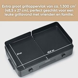 SEVERIN PG 8569 SUAVE Plancha Tafelgrill - 2200 Watt - Zwart - 48 x 27 cm