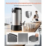 VEVOR Commerciële warme drankendispenser voor koffie, 6,3 l, 42 kopjes, 1190 W, warmwaterdispenser met druppelvrije kraan, automatische temperatuurregeling, voor catering, feesten, kerken en - Maat 6.3 L