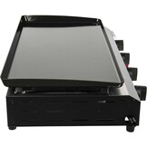 WERKA PRO Gasbarbecue met 4 branders 73 x 34 cm - Zilver