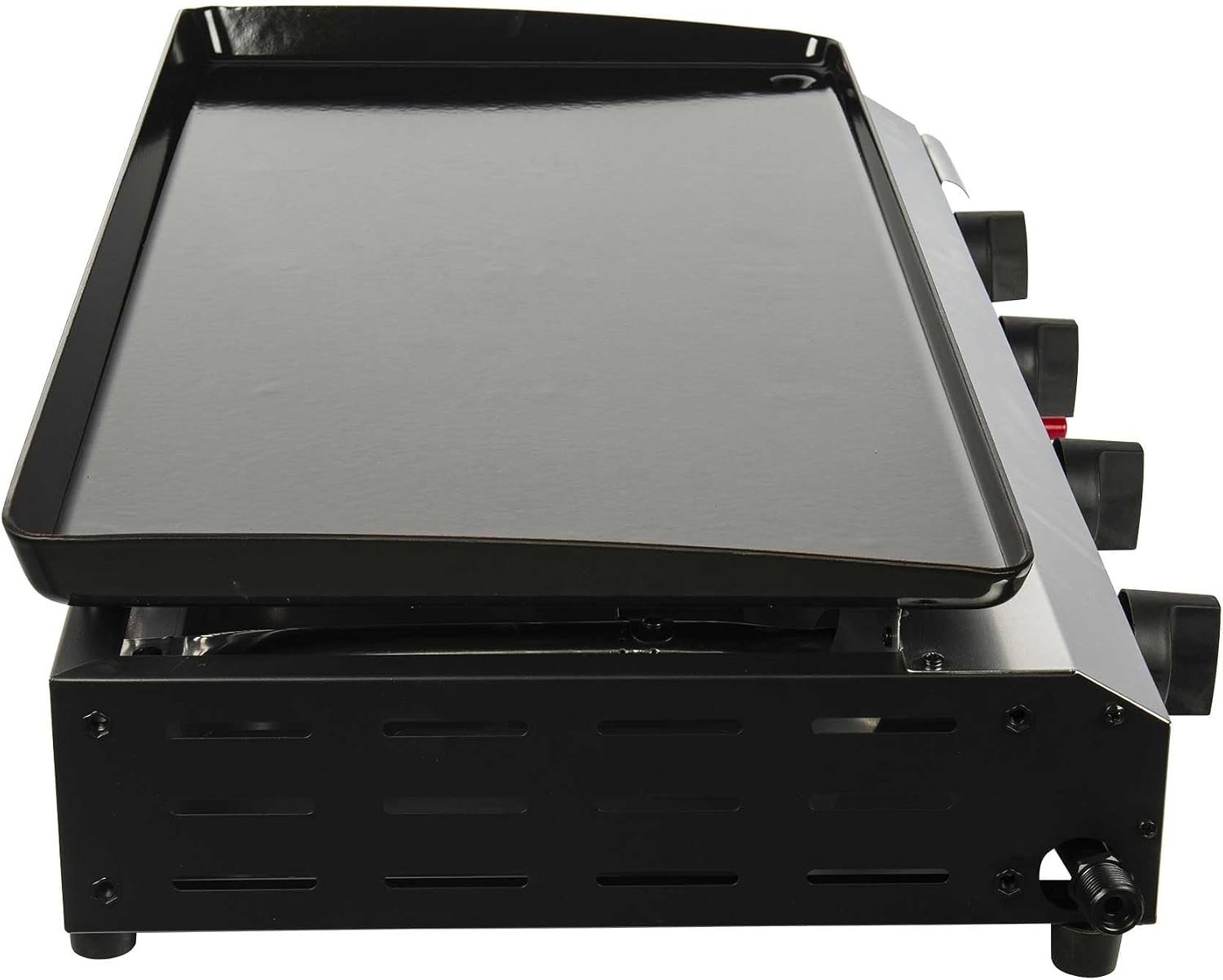 WERKA PRO Gasbarbecue met 4 branders 73 x 34 cm - Zilver