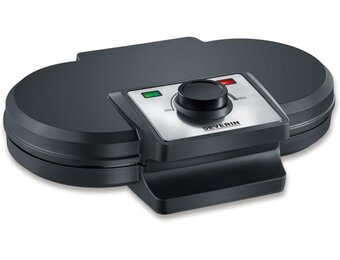 Severin WA 2106 Dubbel Wafelijzer - 1200 W - Zwart
