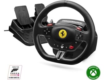 Thrustmaster T98 Ferrari 296 GTS - Racestuur en Pedalenset - XBOX & PC