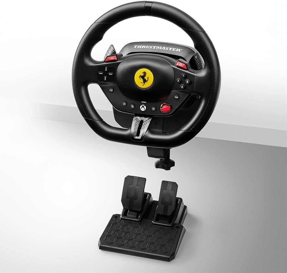 Thrustmaster T98 Ferrari 296 GTS - Racestuur en Pedalenset - XBOX & PC