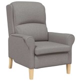 vidaXL Fauteuil Taupe Stof