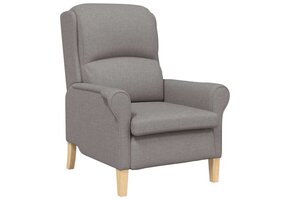 VidaXL Fauteuil Taupe Stof - Nu met 34% Korting!