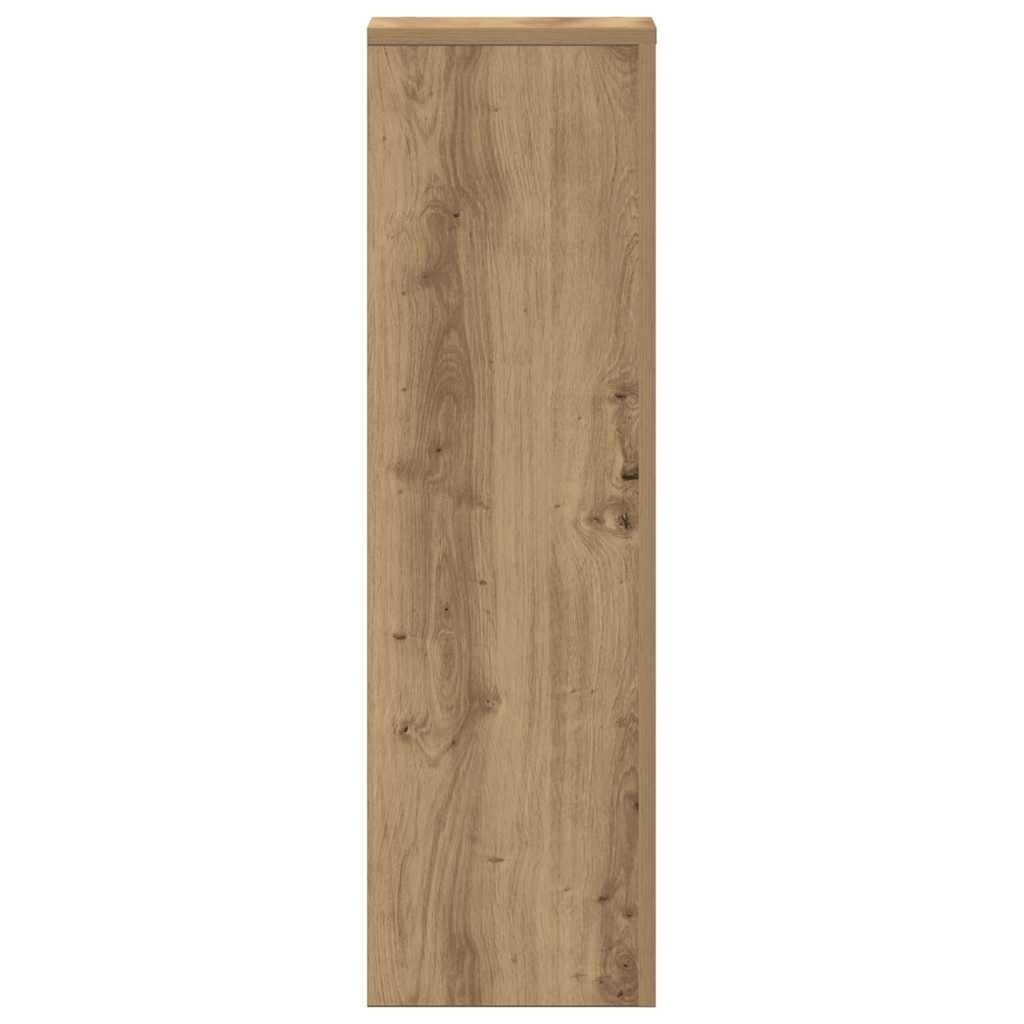 Set van 2 Houten Plantenstandaards 80 cm - Eikenkleurig met 33% Korting