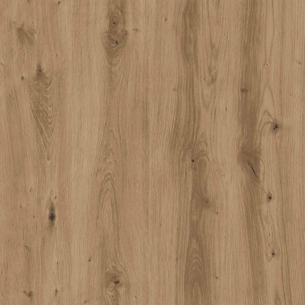 Set van 2 Houten Plantenstandaards 80 cm - Eikenkleurig met 33% Korting