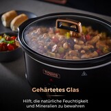 Tower Infinity Slow Cooker - 6,5 Liter - Zwart en Roségoud