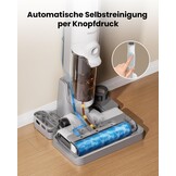 Proscenic F10 Ultra Draadloze Steelstofzuiger en Dweil – Wit – 3-in-1 Nass-Droogreiniger