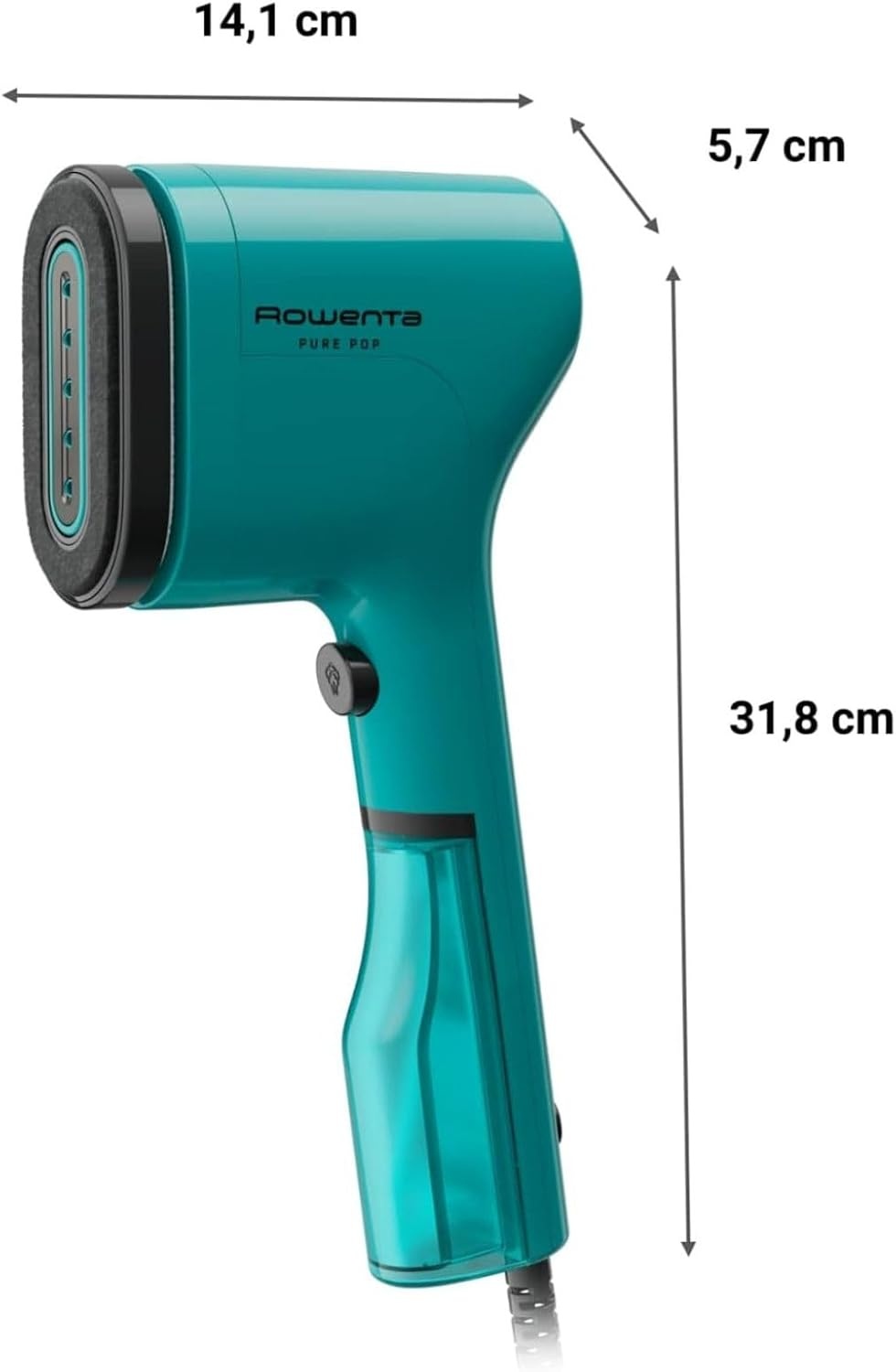 Rowenta Pure Pop stoomborstel, 1300 W, vermogen tot 20 g/min, groen DR2024