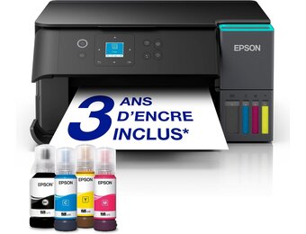 EcoTank ET-2950 A4 multifunctionele printer met wifi- en AirPrint inkt, met scan, kopiëren en dubbelzijdig printen, tot 3 jaar inkjet - Maat Standard