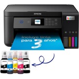 EcoTank ET-2950 A4 multifunctionele printer met wifi- en AirPrint inkt, met scan, kopiëren en dubbelzijdig printen, tot 3 jaar inkjet - Maat Standard