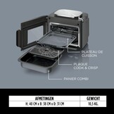 Ninja Combi 12-in-1 Multi-Cooker, Oven & Airfryer, Grijs, SFP700EU