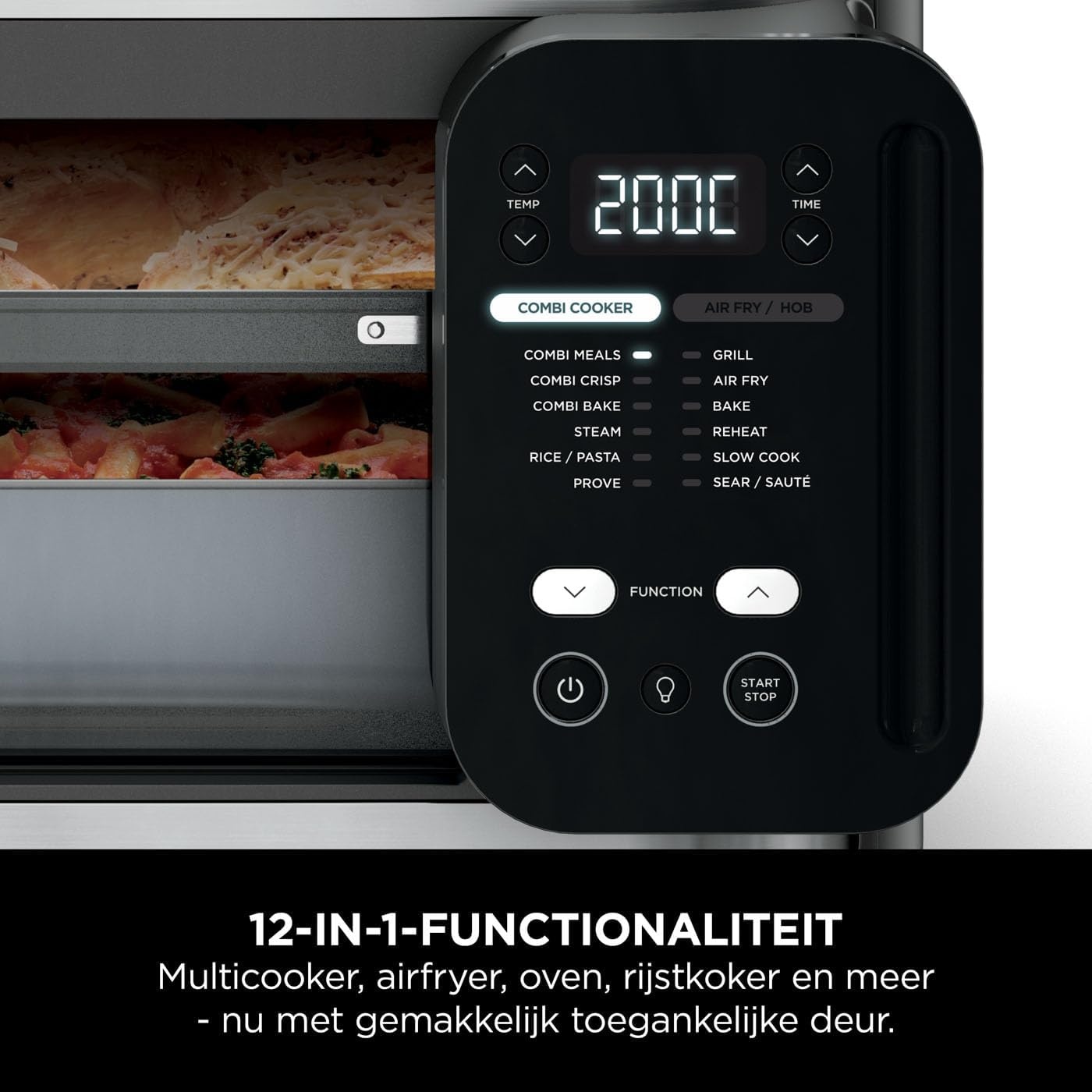 Ninja Combi 12-in-1 Multi-Cooker, Oven & Airfryer, Grijs, SFP700EU