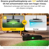 roborock H60 Ultra draadloze stofzuiger, 210 AW, 90 minuten looptijd, flexibele slang 90 graden, led-stofherkenning, anti-klitteborstel voor tapijten, vloeren en dierenharen