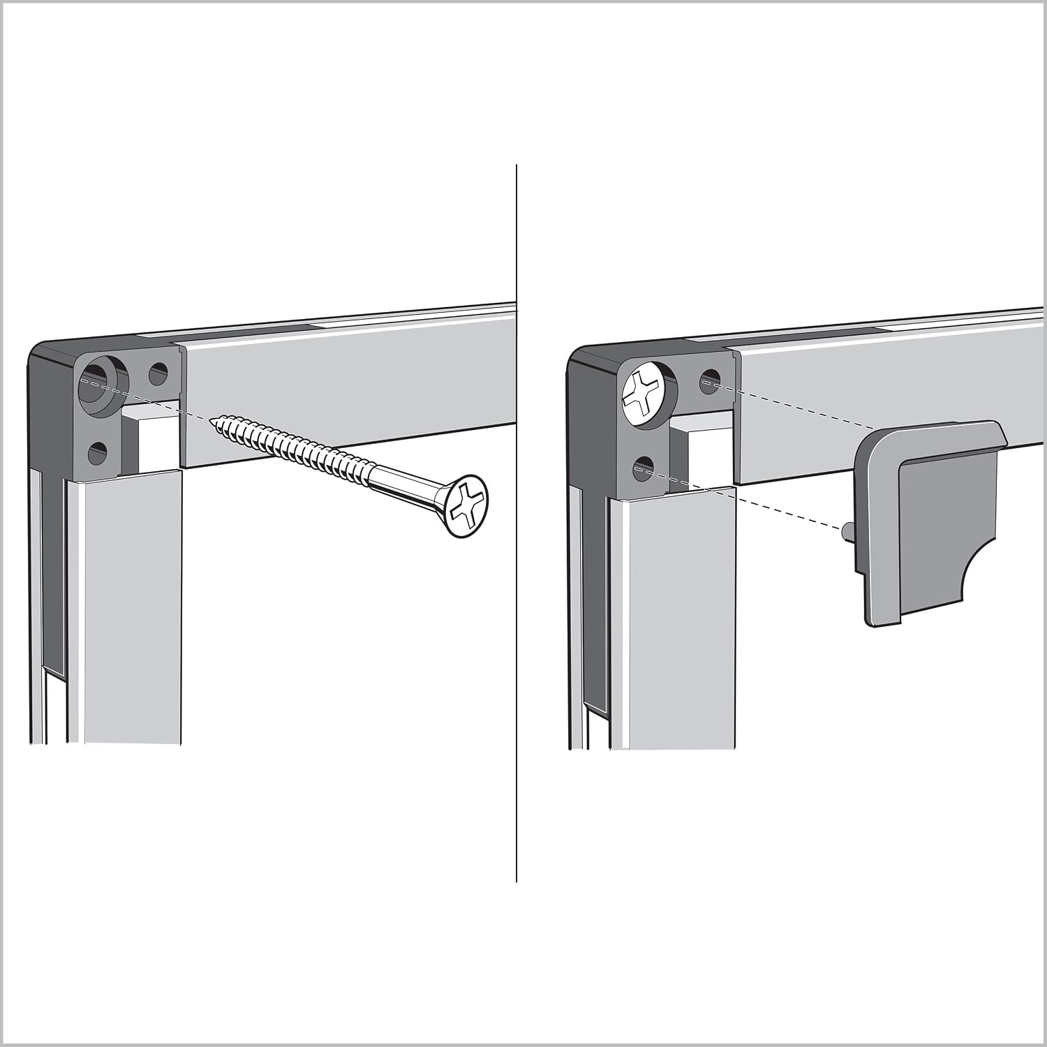 Nobo Basic whiteboard, magnetisch, droog afwasbaar, memobord en magnetische tekenborden, zilveren aluminium frame, 900 x 600 mm, exclusief Amazon - Maat 90B x 60H cm