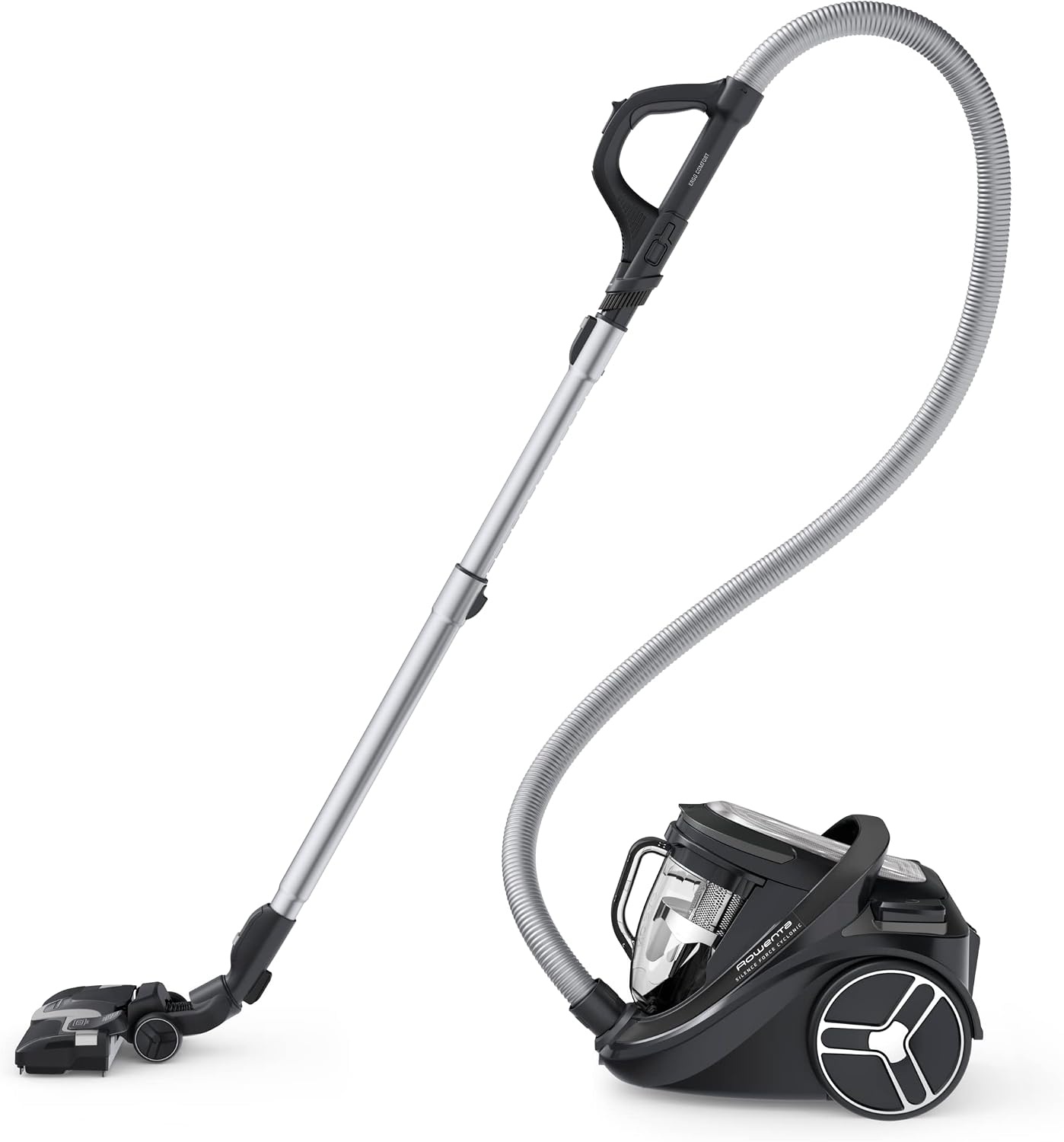Rowenta Silence Force Cyclonic Effitech Stofzuiger - 2,5 liter - 59 dB - Zwart