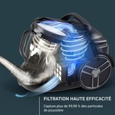 Rowenta Silence Force Cyclonic Effitech Stofzuiger - 2,5 liter - 59 dB - Zwart