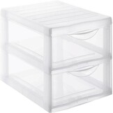 Sundis Orgamix Opbergtoren met 5 lades A4 - Zwart/Transparant - 36,5 x 26 x 61 cm