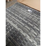 vidaXL Tuinhoekbank met kussens poly rattan grijs