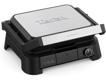 Tefal SuperGrill 3-in-1 contactgrill, 2000 W, barbecue en ovenstand GC510D