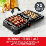 Tefal SuperGrill 3-in-1 contactgrill, 2000 W, barbecue en ovenstand GC510D