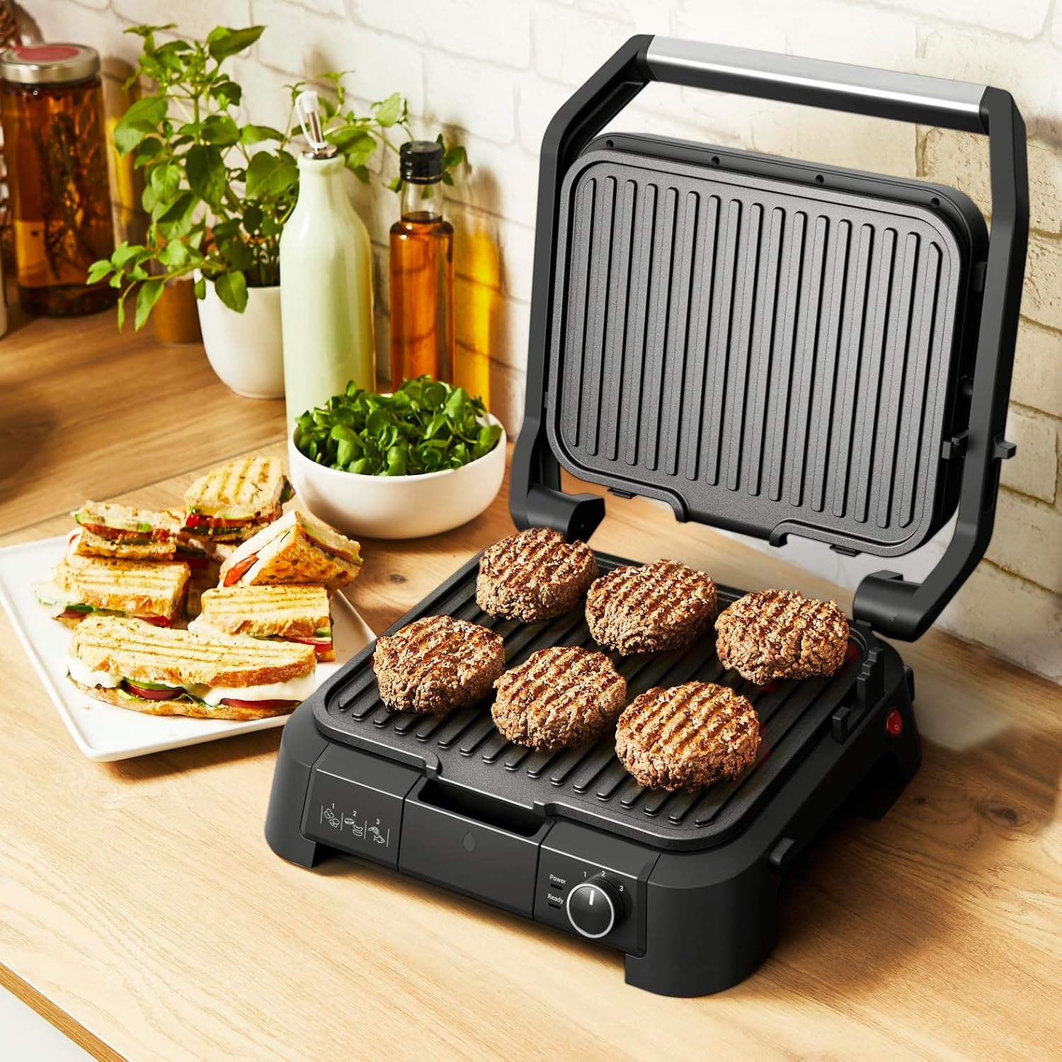 Tefal SuperGrill 3-in-1 contactgrill, 2000 W, barbecue en ovenstand GC510D