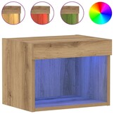 vidaXL Tv-meubelset 2 st Artisan Eiken Bewerkt hout