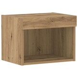 vidaXL Tv-meubelset 2 st Artisan Eiken Bewerkt hout