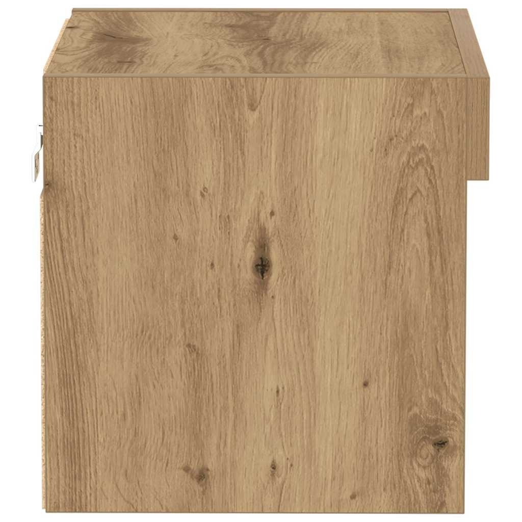 vidaXL Tv-meubelset 2 st Artisan Eiken Bewerkt hout