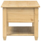 vidaXL Salontafel met lades Corona 85x50x45 cm massief grenenhout