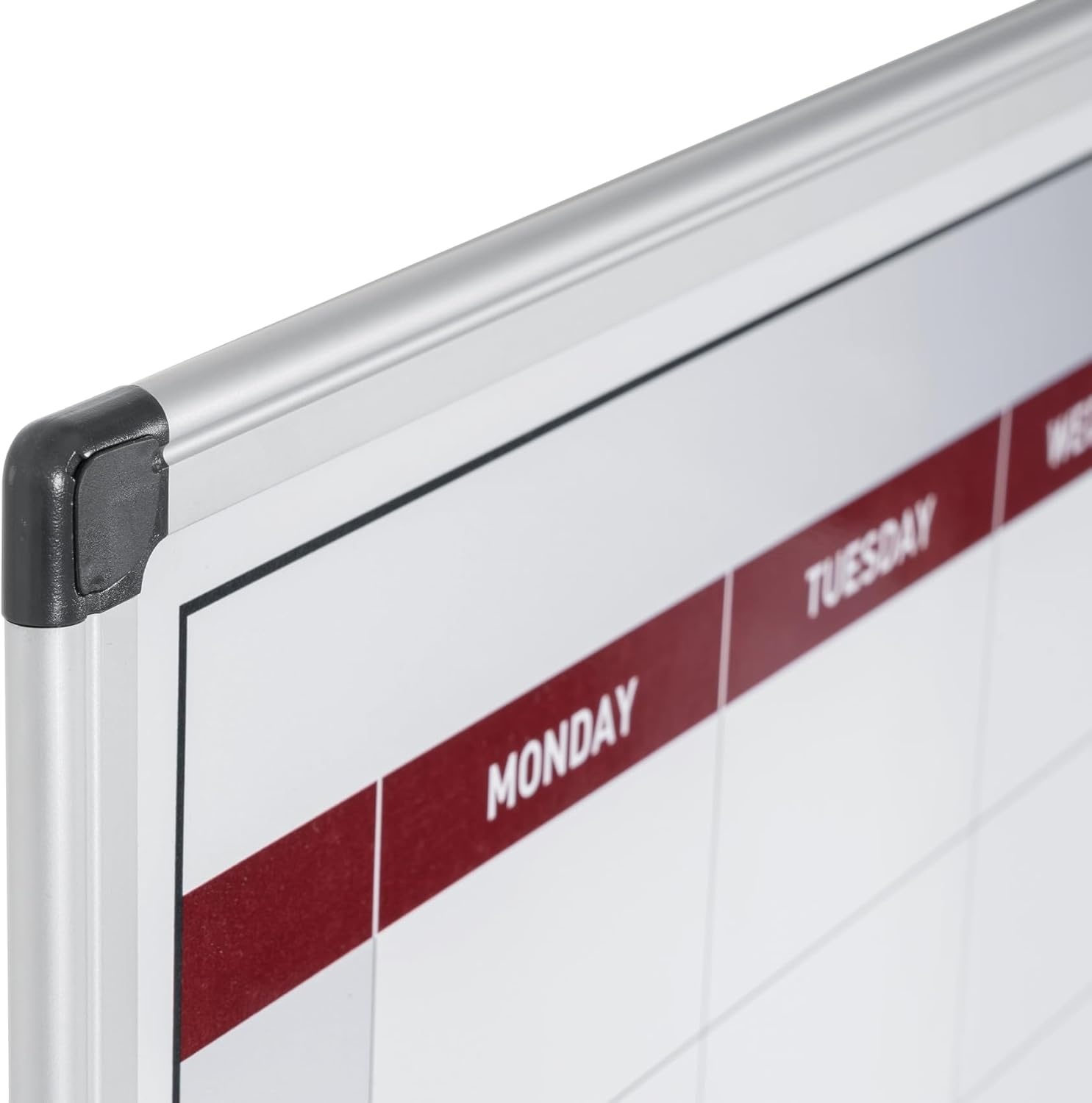 Bi-Office GA0233170 Magnetische Weekplanner Met Geanodiseerd Aluminium Omlijsting, Magnetisch Oppervlak Van Gelakt Staal, 60 x 45 cm