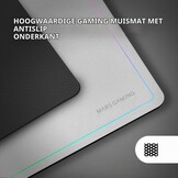 Mars Gaming MCPWX, Spaans, Draadloze Gaming-Combo, DualPro Link 2.4GPRO-Technologie, Volledig FRGB-toetsenbord met Multimediabediening + RGB 3200DPI Muis + Antislip Muismat 360x260mm, Wit