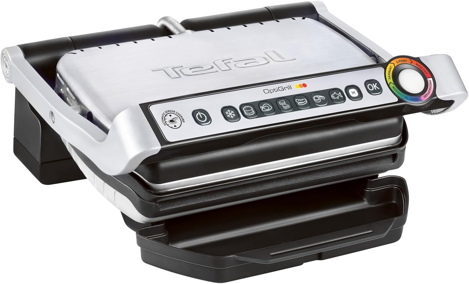 Tefal OptiGrill GC705D16 Contactgrill 2000W - RVS