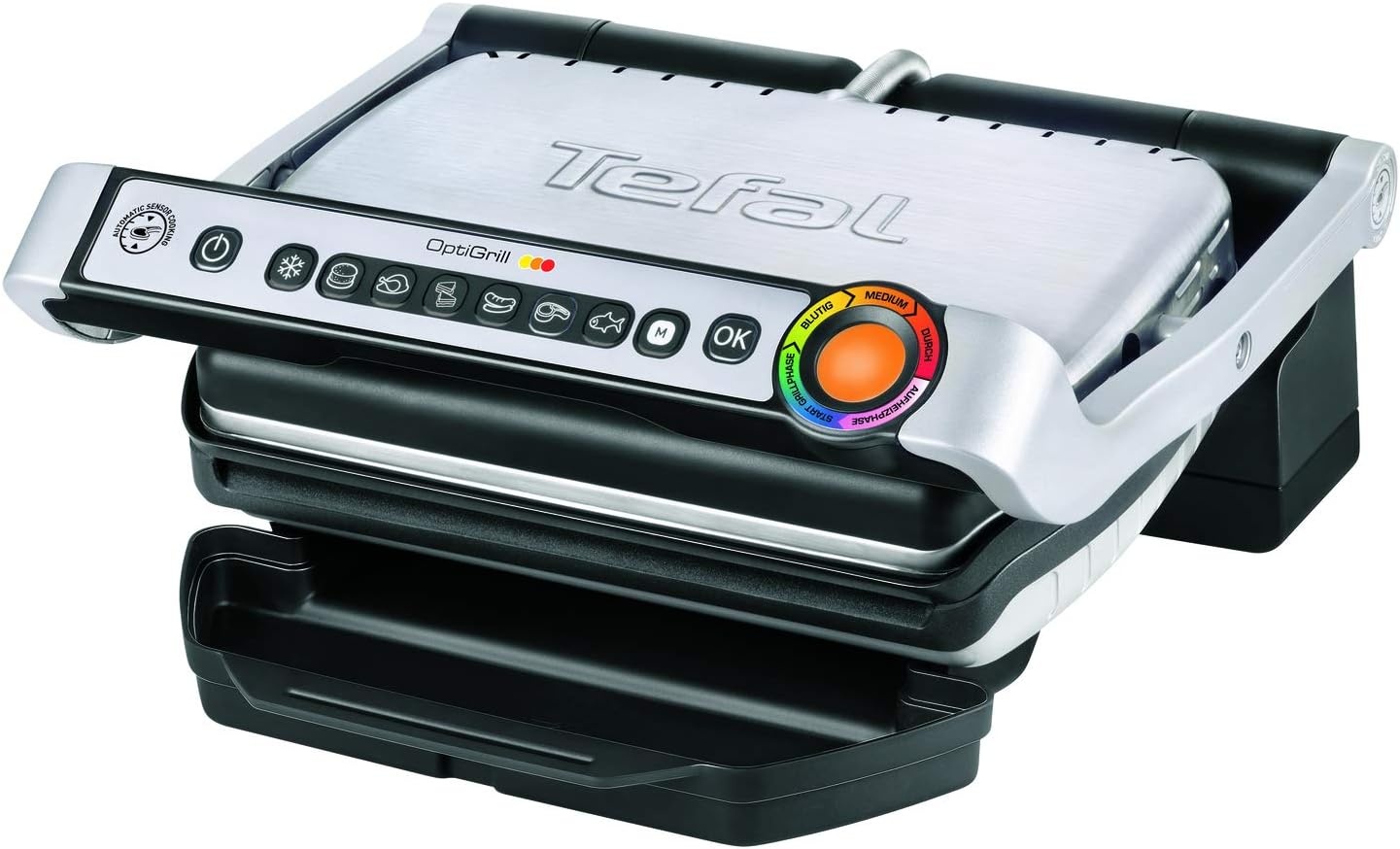 Tefal OptiGrill GC705D16 Contactgrill 2000W - RVS