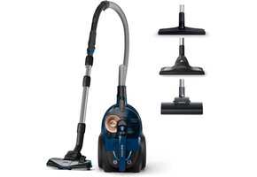 Philips PowerPro Expert Cilinderstofzuiger 900W - Zwart Blauw - 35% Korting