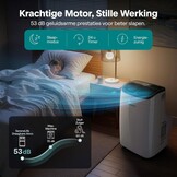SereneLife Mobiele Airco 9000 BTU - Wit - Met WiFi, Afstandsbediening en Raamafdichtingsset