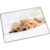 Bureauonderlegger Hond & Kat 53x40cm Antislip - Kinderkamer Korting!