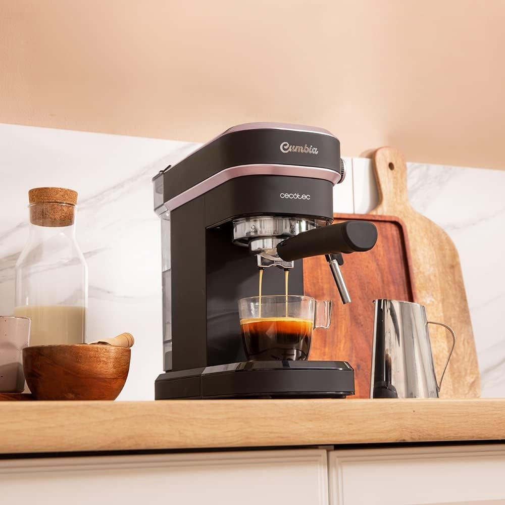 Espressomachine Cafelizzia 890 Roze - 1350W, 20 Bar, Melkschuim