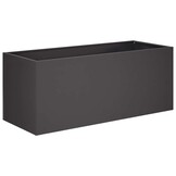 2x Zwarte Plantenbak 80x40x40 cm - Koudgewalst Staal met 54% Korting