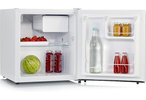 Elektrische Minikoelkast 50L Wit met Vriesvak & 54% Korting