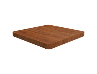 VidaXL Tafelblad Donkerbruin Eiken 50x50cm - 54% Korting