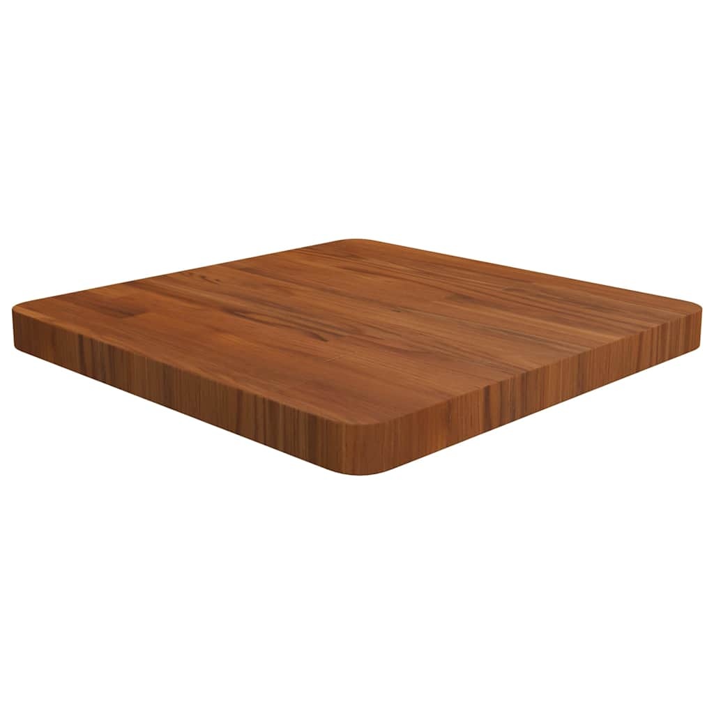 VidaXL Tafelblad Donkerbruin Eiken 50x50cm - 54% Korting