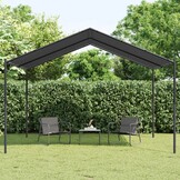 VidaXL Tuinpaviljoen 4x4m Antraciet - 35% Korting