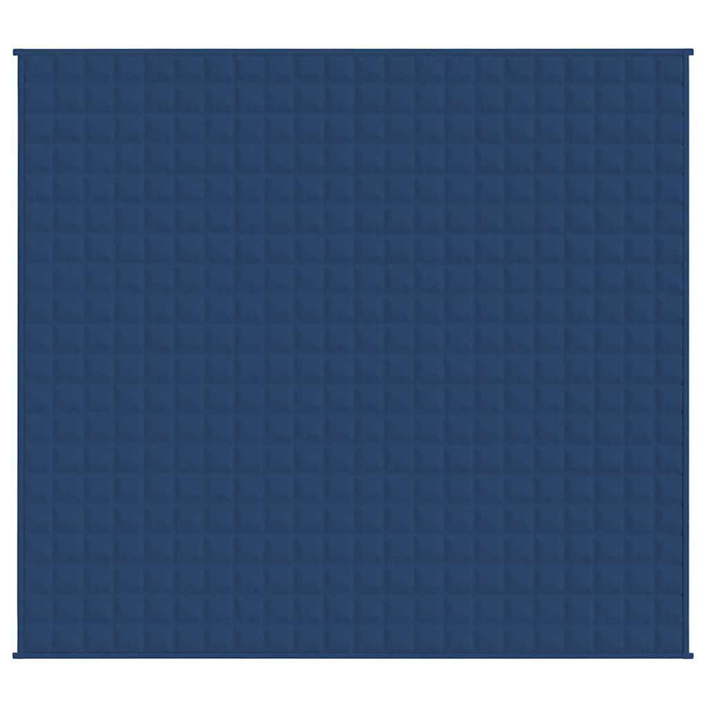 vidaXL Verzwaringsdeken Blauw 220x235 cm - 15 kg - 34% Korting